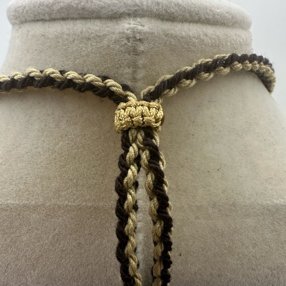 Handcrafted Coral Fossil Jade Fish Carving Pendant Necklace on Adjustable Rope - Picture 9 of 13